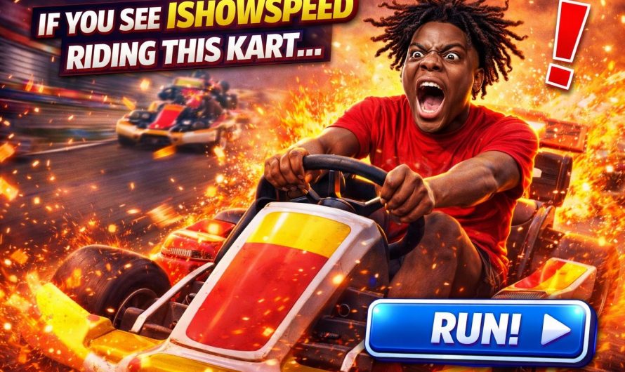 AVAILABLE NOW: If You See IShowSpeed Riding This Kart… Run Away Immediately