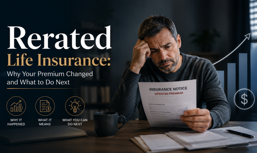 Rerated Life Insurance: Why Your Premium Changed and What to Do Next